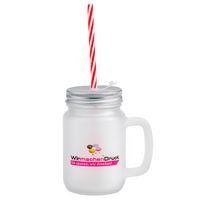 Glastasse frontal bedruckt