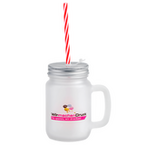 Glastasse frontal bedruckt