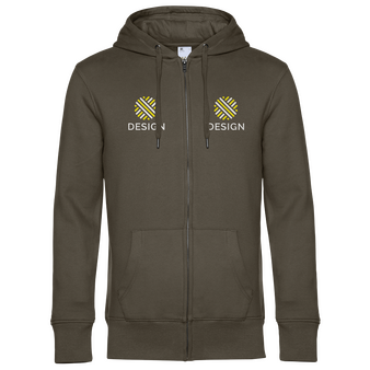 Herren-Sweatjacke, Premium - B&C Collection, mit zwei Druck- oder Stickpositionen