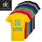 Herren-T-Shirt Organic, farbig - B&C Collection, mit einer Druckposition