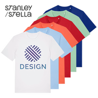 Herren-T-Shirt Organic - Stanley/Stella, mit einer Druckposition