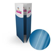 Hochglanz-UV-Lack Faltblatt, gefalzt auf DIN lang