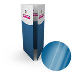Hochglanz-UV-Lack Faltblatt, gefalzt auf DIN lang