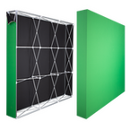 Greenscreen Wand mit Kedersystem 4 x 3, Modell ab 2025