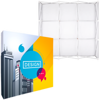 Messewand mit Kedersystem 3 x 3