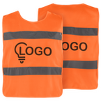 Hochwertiger Unisex-Warnschutzponcho, 4/4-farbig beidseitig bedruckt