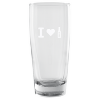Glas frontal graviert