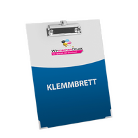 Klemmbrett, farbig bedruckt, Motiv