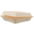 Holzfaser-Menübox eckig 24,5 x 24,5 x 7,5 cm, ungeteilt