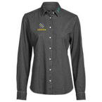 Jeansbluse, Twill Stretch Tailored Fit - TEE JAYS