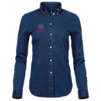 Jeansbluse, Twill Tailored Fit - TEE JAYS