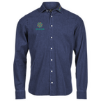 Jeanshemd, Twill Stretch Tailored Fit - TEE JAYS