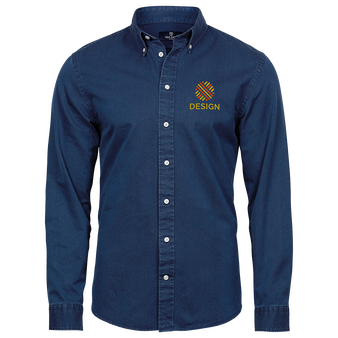 Jeanshemd, Twill Tailored Fit - TEE JAYS