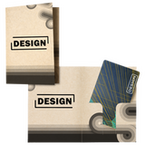 Kartenhülle Basic 7,5 x 10,5 cm, 1/1-farbig (schwarz) bedruckt