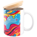 Tasse bedruckt seitlich