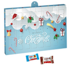 kinder&reg;-mini-Mix-Adventskalender, 4/0-farbig bedruckt