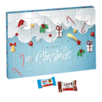kinder&reg;-mini-Mix-Adventskalender, 4/0-farbig bedruckt