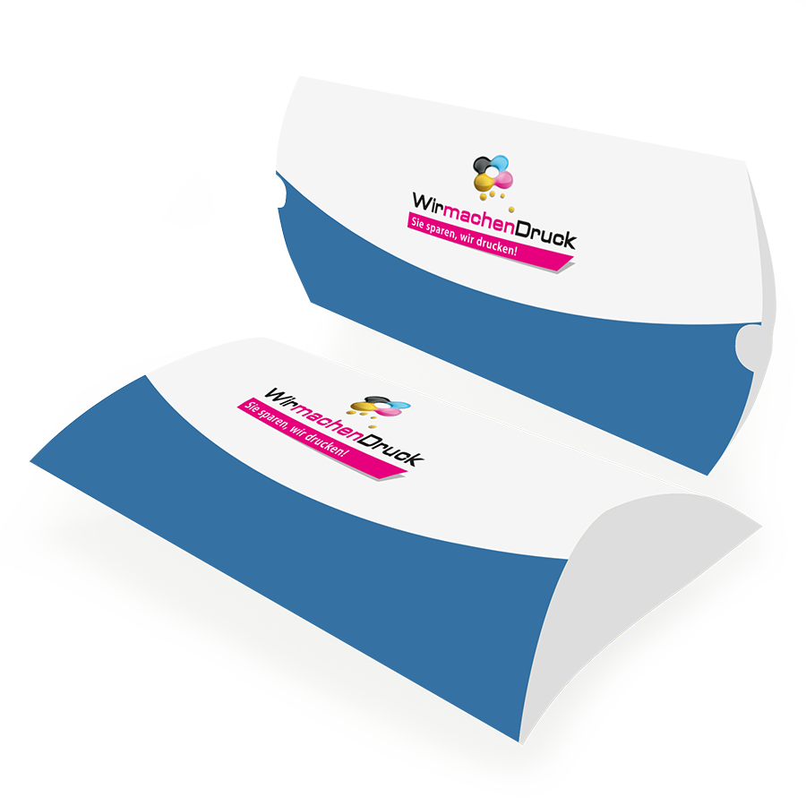 500 Stk. Kissenverpackung (15 cm x 3 cm x 10,4 cm) einseitig bedruckt 4/0-farbig