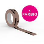 Klebeband (Breite 50 mm x Länge 50 m), Motivlänge 402 x 50 mm, 1-farbig bedruckt Klebeband (Breite 50 mm x Länge 50 m), Motivlänge 402 x 50 mm, 1-farbig bedruckt
