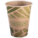 Kraftpapier-Becher einwandig 300 ml, 4/0-farbig