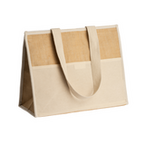 Kühltasche aus laminierter Jute mit isothermen Innenfutter