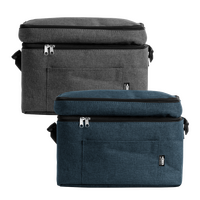 Kühltasche mit isothermem Doppelfach und Außentasche, Personalisierung auf Anfrage