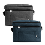 Kühltasche mit isothermem Doppelfach und Außentasche, Personalisierung auf Anfrage