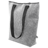 Kühltragetasche mit Klettverschluss und Reißverschlussfach, ohne Werbeanbringung