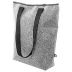 Kühltragetasche mit Klettverschluss und Reißverschlussfach, ohne Werbeanbringung