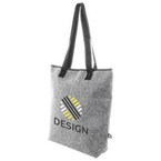 Kühltragetasche mit Klettverschluss und Reißverschlussfach