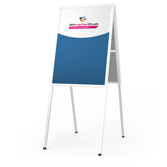 Kundenstopper STANDARD 50 x 70 cm, 25mm Rahmen, Rundecken, mit Plakaten
