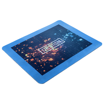 Kunstleder-Mousepad mit Unterseite aus Gummi (22 x 18 cm)