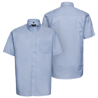 Kurzarmhemd, Oxford Classic Fit - Russell, Muster