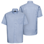 Kurzarmhemd, Oxford Classic Fit - Russell, Muster