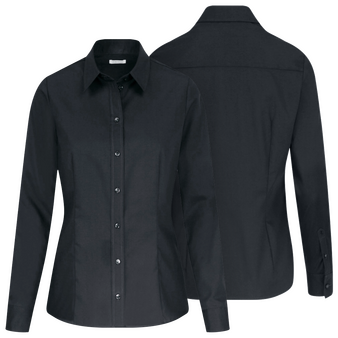Langarmbluse, Fil-a-Fil Classic Fit - Seidensticker, Muster