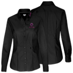 Langarmbluse, Fil-a-Fil Slim Fit - Seidensticker