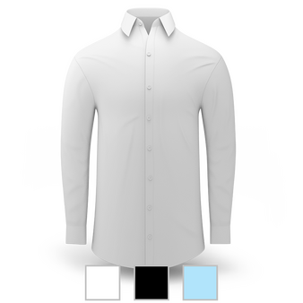 Langarmbluse, Oxford Tailored Fit - Russell, Muster