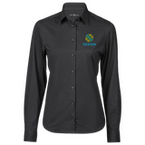Langarmbluse, Stretch Tailored Fit - TEE JAYS