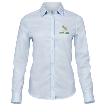 Langarmbluse, Tailored Fit - TEE JAYS