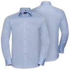 Langarmhemd, Herringbone Tailored Fit - Russell, Muster