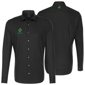 Langarmhemd, Popeline Tailored Fit - Seidensticker