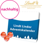 Lindt Lindor Tisch-Adventskalender farbig bedruckt