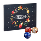Lindt Lindor Wand-Adventskalender, 4/0 farbig bedruckt