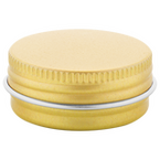 Lippenbalsam in goldener Dose, unbedruckt