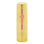 Lippenpflegestift stehend in gold, bedruckt