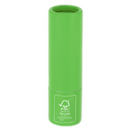 Lippenpflegestift in Etui aus Recyclingpapier gr&uuml;n, unbedruckt