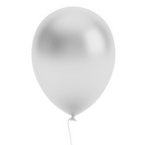 Luftballon CRYSTAL Ø 27 cm unbedruckt
