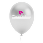 Luftballon CRYSTAL Ø 30 cm 2/0-farbig (Weiß & HKS oder Pantone) einseitig bedruckt