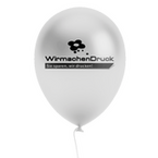 Luftballon METALLIC Ø 33 cm 1/0-farbig (schwarz) einseitig bedruckt