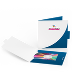Mappe, farbig bedruckt mit CD, offen 